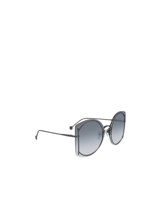 Ferragamo Blue Logo Details Sunglasses for men