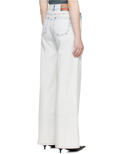 DIESEL White 1978 D-Akemi Flare Jeans