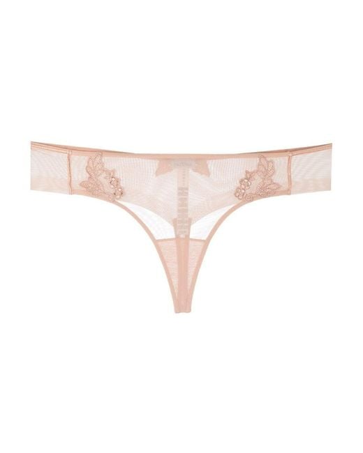 La Perla Natural Maison Couturing Slip Thong