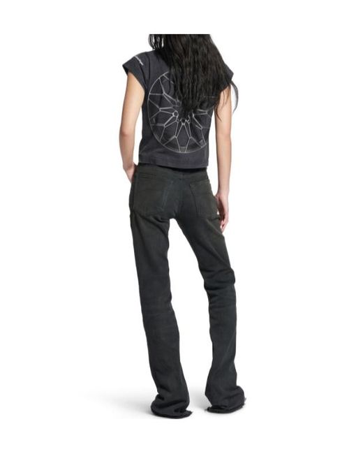 Balenciaga Black Slim-Fit Bootcut Jeans
