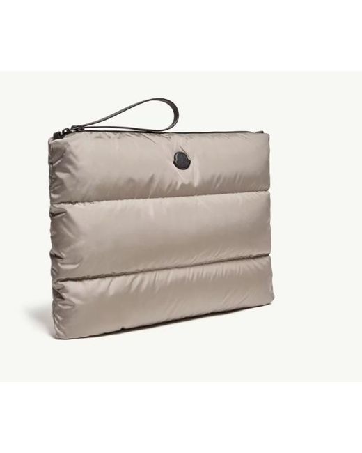 Moncler Gray Caradoc Laptop Case for men
