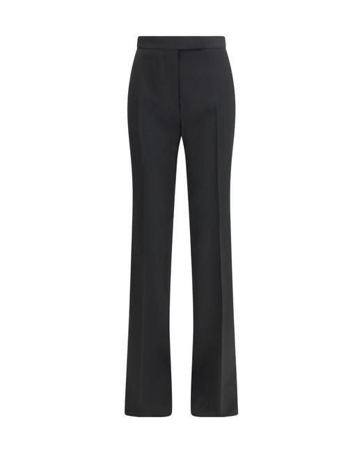 Tom Ford Black Straight-Leg Tailored Tuxedo Trousers