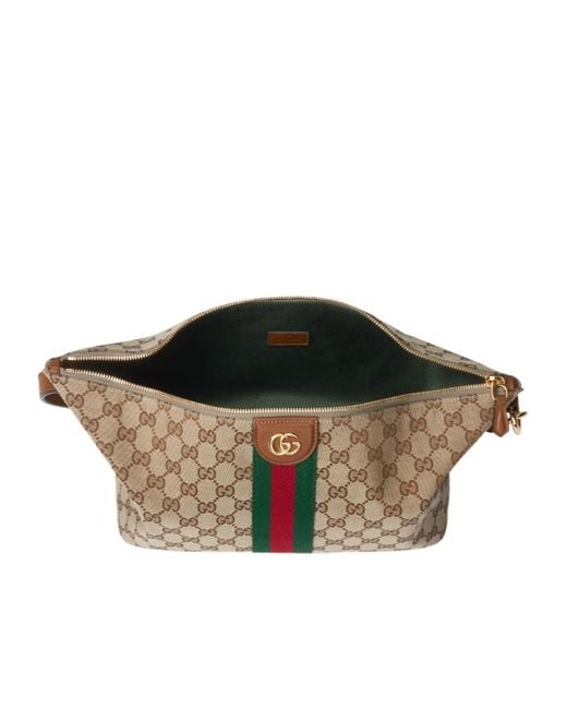 Gucci Brown Vanity Medium Top Handle Bag