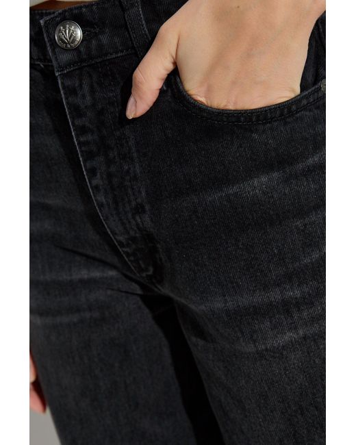 Rag & Bone Black High-Waisted Jeans Sofie