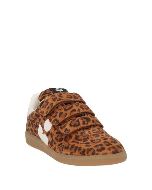 Isabel Marant Brown Sneakers Cow Leather, Sheepskin