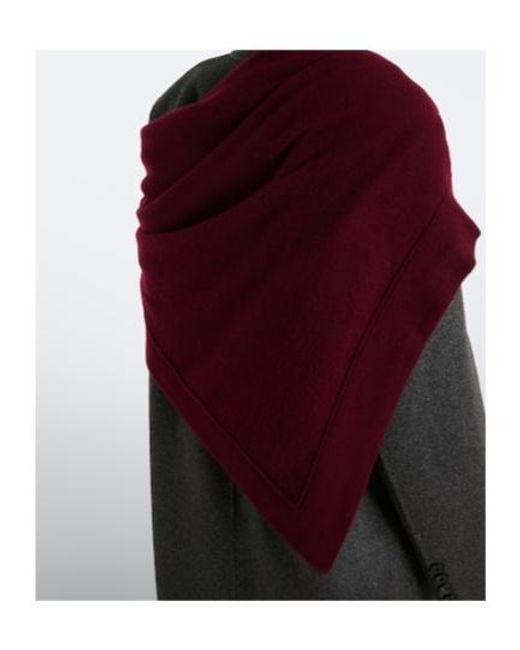 Lisa Yang Red Frieda Cashmere Scarf