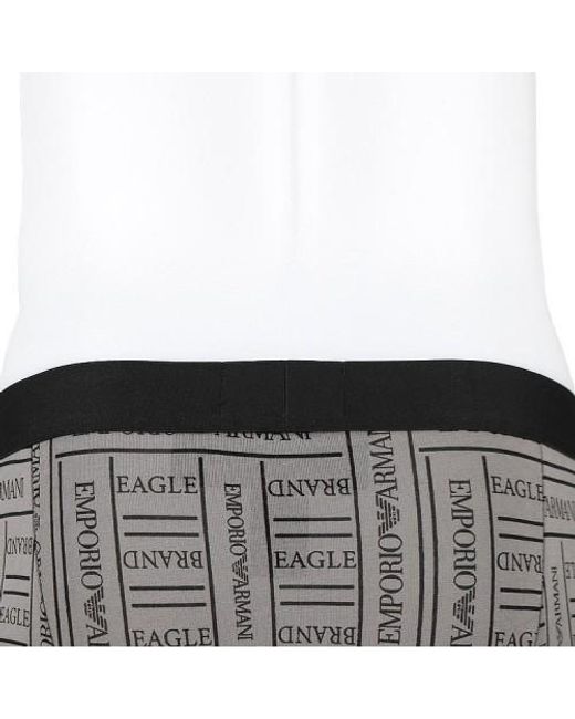 Emporio Armani Gray Logo Underwear for men