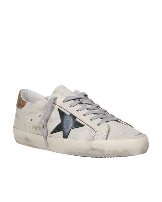 Golden Goose Deluxe Brand Gray Superstar Low-Top Sneakers for men