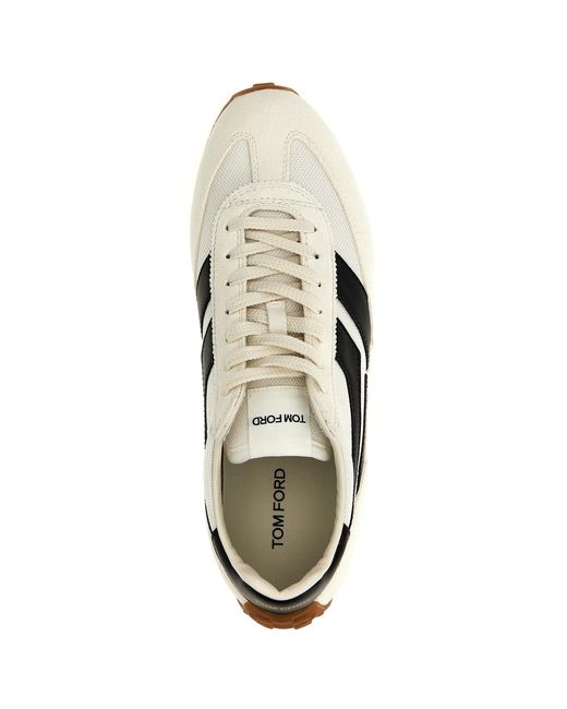 Tom Ford White 'Mick' Sneakers for men