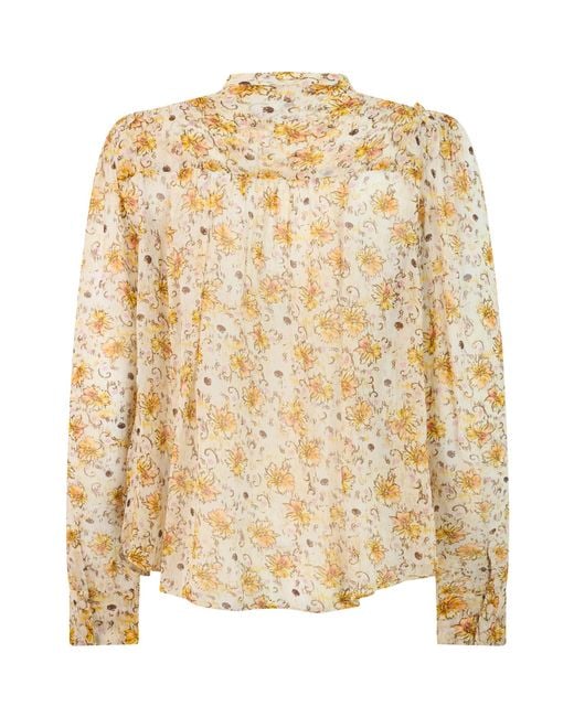 Isabel Marant Metallic Floral Shirt