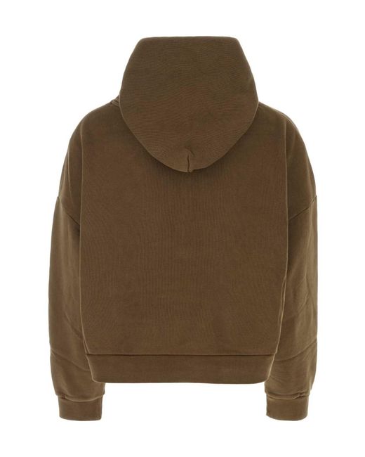 Entire studios Brown Heavy Long Sleeved Hoodie