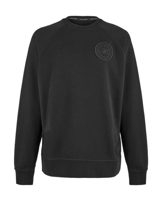 Canada Goose Black Crew Sweatshirt for men