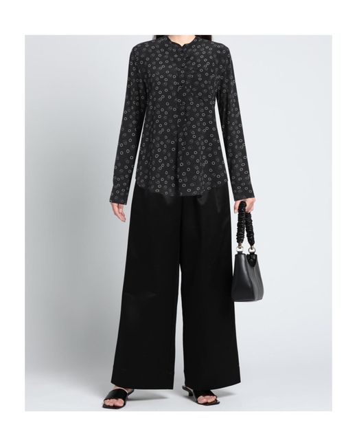 Isabel Marant Black Geometric Print Shirt