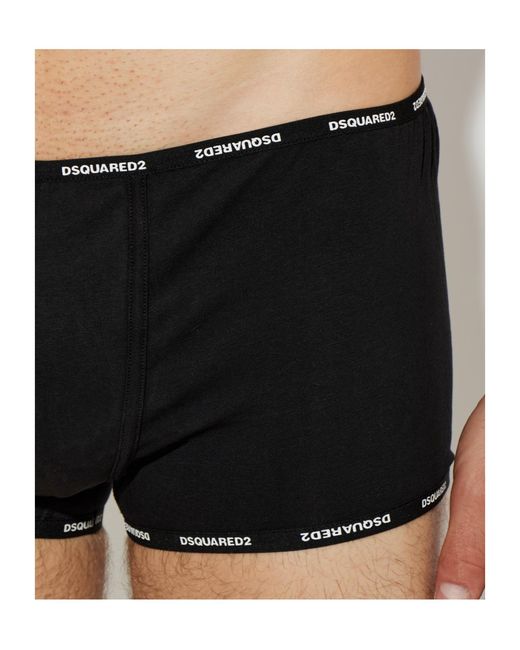 DSquared² Black Boxer Briefs for men