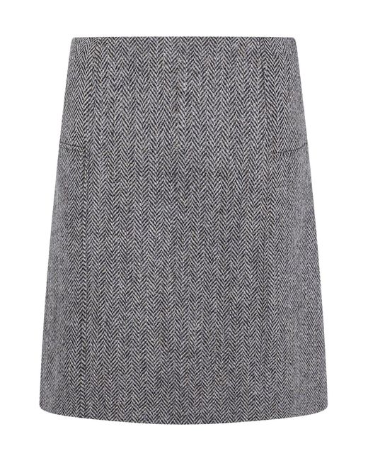 Paul Smith Gray A-Line Skirt