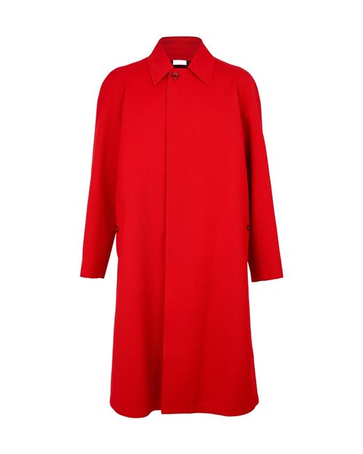 Gucci Red Traditional Trench Coat for men