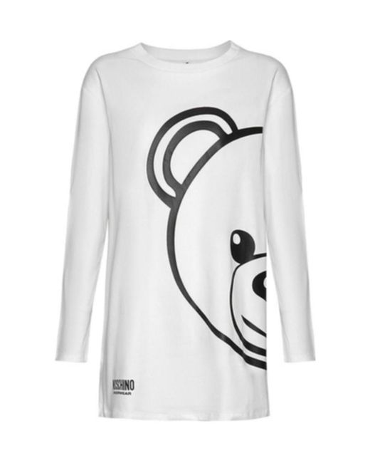 Moschino White Printed T-Shirt