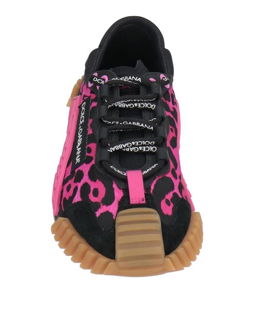 Dolce & Gabbana Purple Color Block Sneakers
