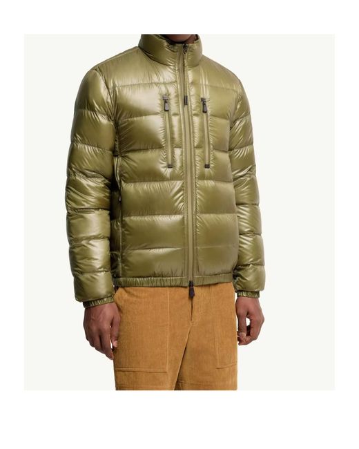 Moncler Green Orres Packable Short Down Jacket for men