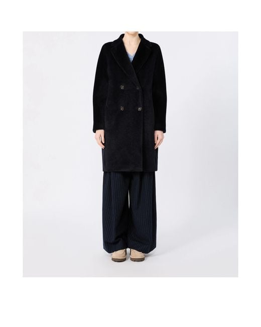 Max Mara Black Collared Coat