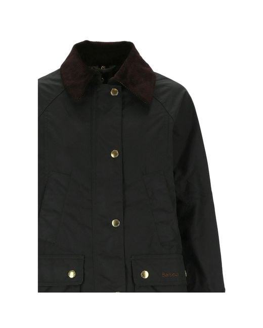 Barbour Black Beadnell Long-Sleeved Coat