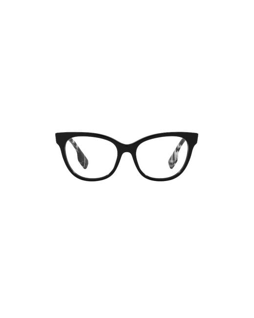 Burberry White Eyewear Cat-Eye Glasses