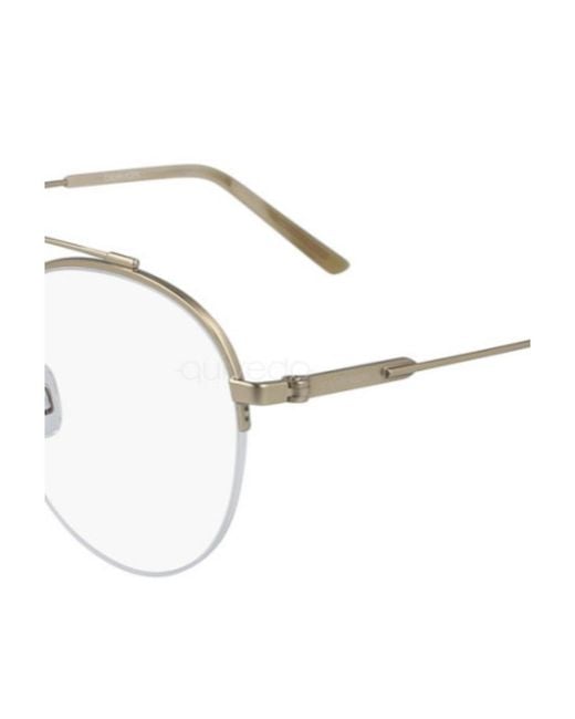 Calvin Klein White Half-Frame Flat Mirror for men