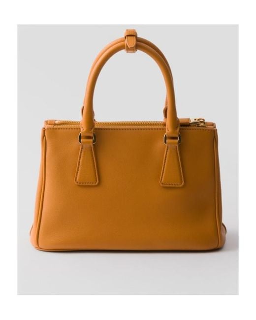 Prada Brown Galleria Small Leather Bag