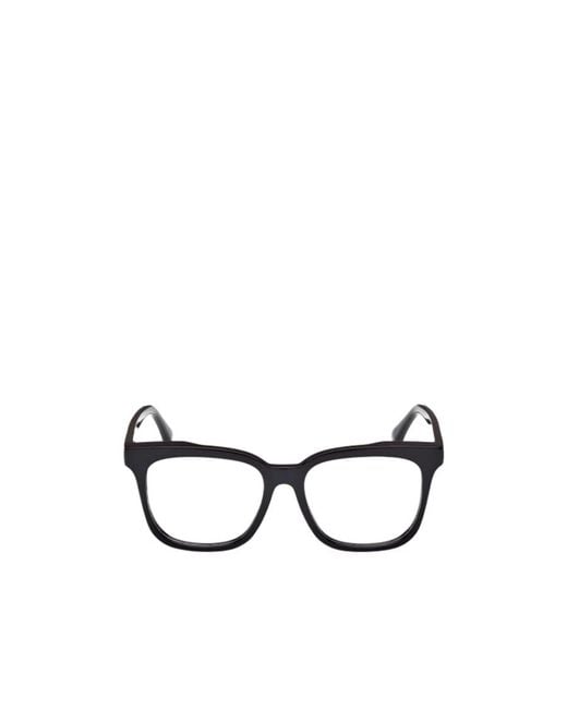 Max Mara White Square Frame Glasses