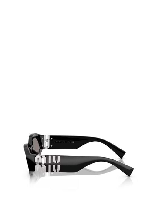 Miu Miu White Eyewear Cat-Eye Sunglasses for men