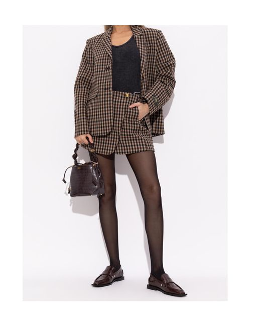Ganni Brown Jolene Loafers