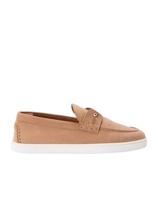 Christian Louboutin Brown Chr Chambeliboat Loafers