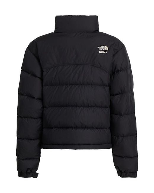 The North Face Black Short Down Jacket With Zip