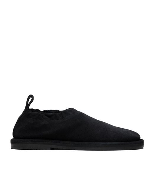 Studio Nicholson Black Korine Suede Loafers