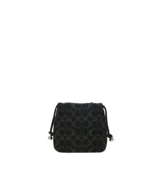 COACH Black Faye Mini Shoulder Bag