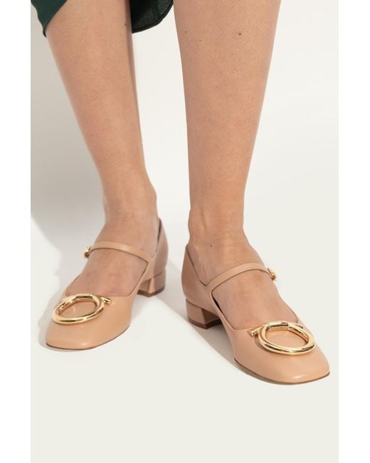 Ferragamo Natural 'Marry' Heel