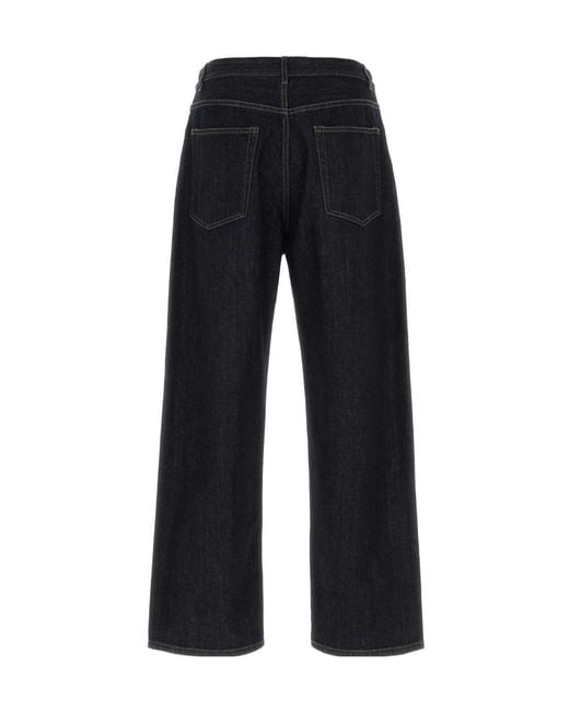 Jil Sander Blue Straight Leg Jeans for men