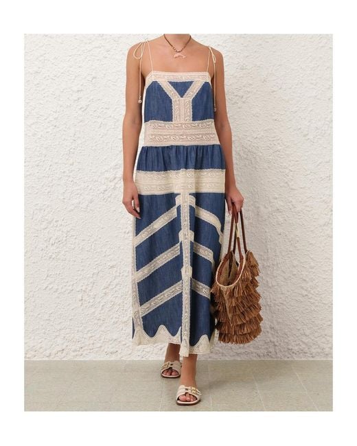 Zimmermann Blue Awaken Dress