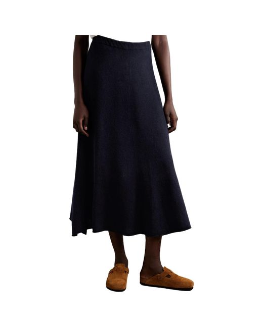 The Elder Statesman Blue Soft Cashmere Maxi Dress
