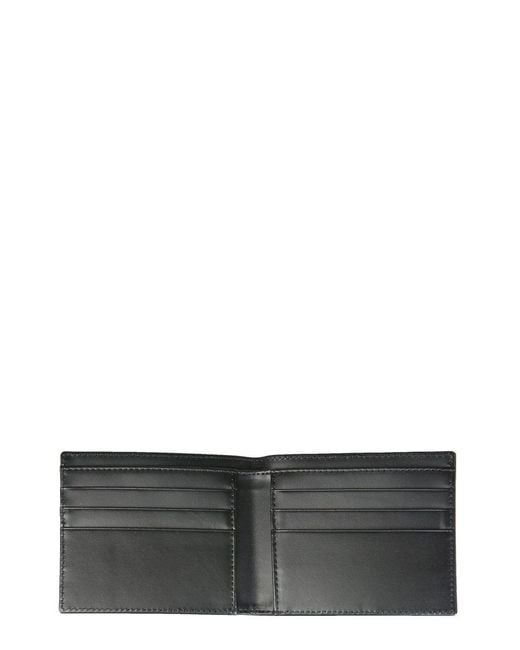 A.P.C. Gray Aly Logo Embossed Bifold Wallet for men
