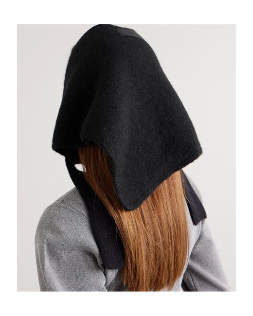 Jacquemus Black The Gros Grain Shawl