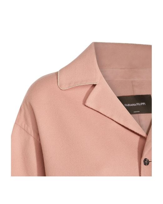 Fabiana Filippi Pink Double Cropped Jacket