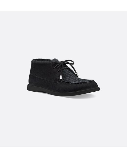Dior Black Homme Granville Chukka Boots for men