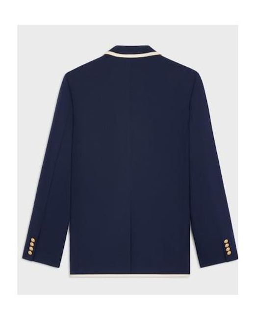 Céline Blue Blason Classic Jacket for men