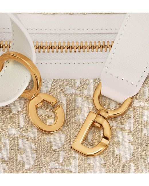 Dior White Small D-Journey Shoulder Bag