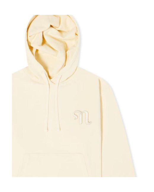 Nanushka Natural Logo Embroidered Hoodie