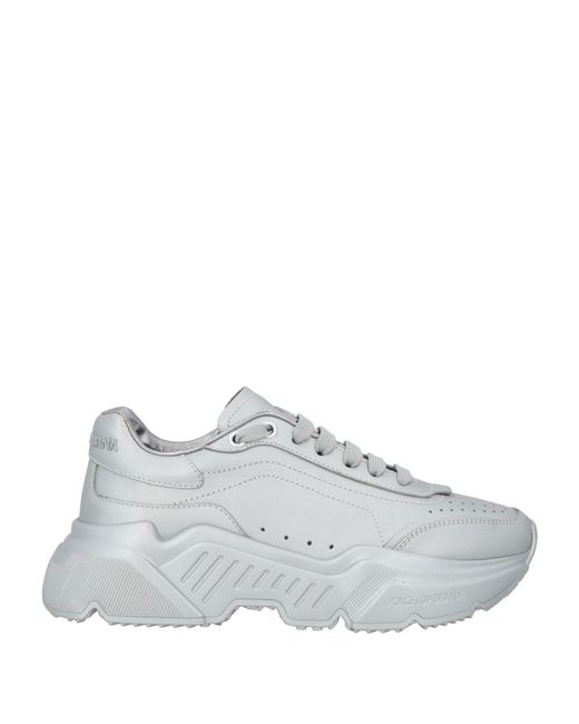 Dolce & Gabbana Gray Solid Color Sneakers