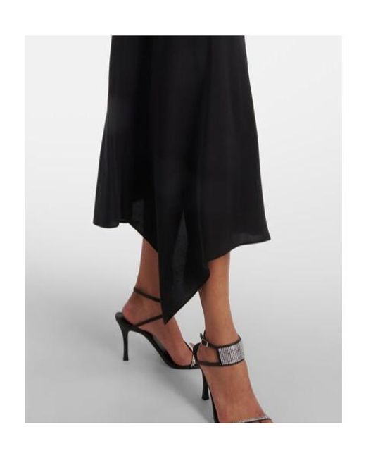 Stella McCartney Black Silk Maxi Dress