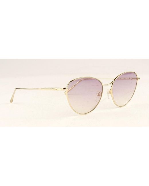 Longchamp Pink Oval Frame Sunglasses