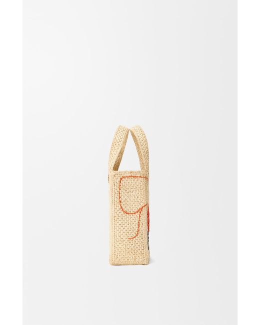 Loewe Natural Mini Logo Font Tote Bag